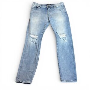 Neuw Iggy Skinny Light Blue Skinny Jeans Men’s sz W33 L32 Button Fly